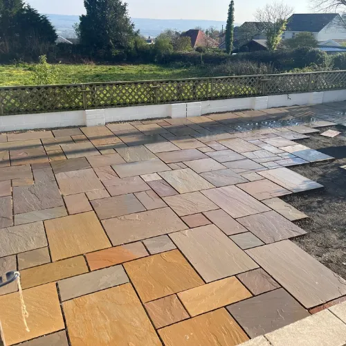 A recent driveway & patio project we completed in St Albans